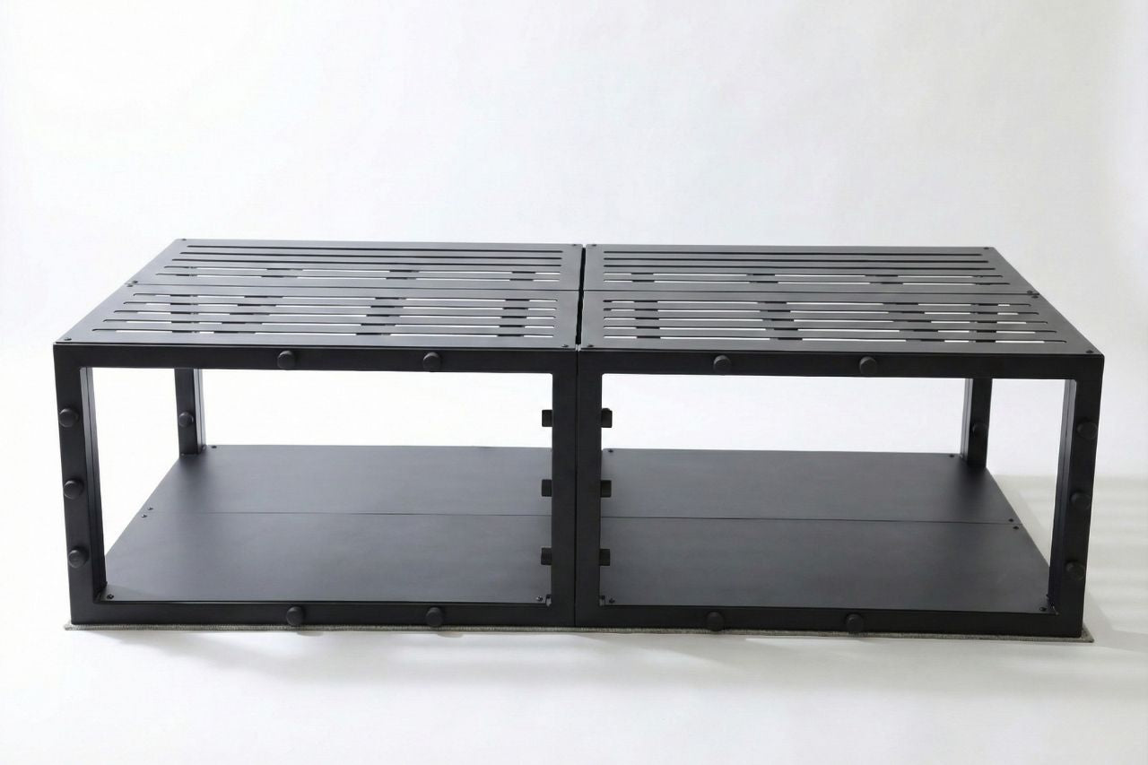 命を守る、鉄の家具。TETUNOMA（鉄の間）耐震ベッドフレーム – 日心