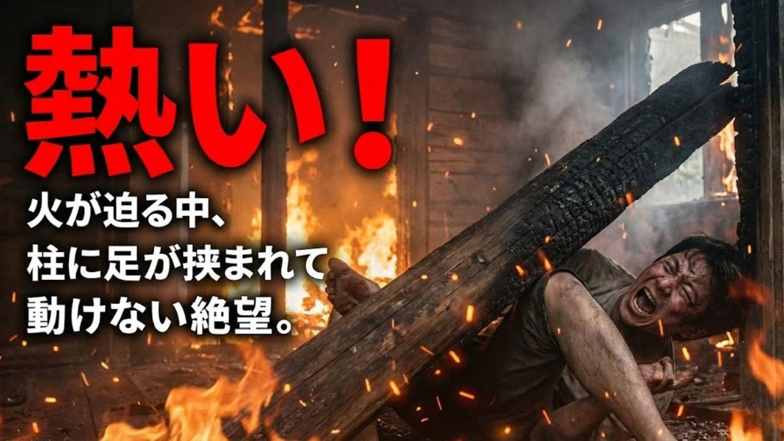 地震の次は「火災」が襲う。瓦礫の下で体が挟まれて焼かれる“最悪のシナリオ”を回避するための、唯一のスタートライン。