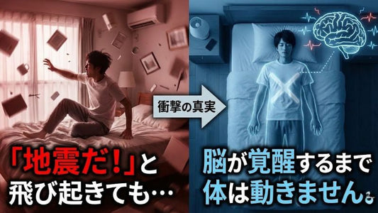 熟睡中の脳に「走って逃げろ」は酷な話。寝起きで体が動かない“数秒のタイムラグ”を考慮した、現実的な避難アクション。