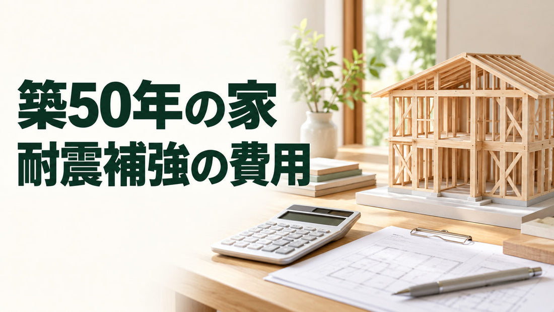 築50年の家｜耐震補強の費用を伝えるブログ見出し画像