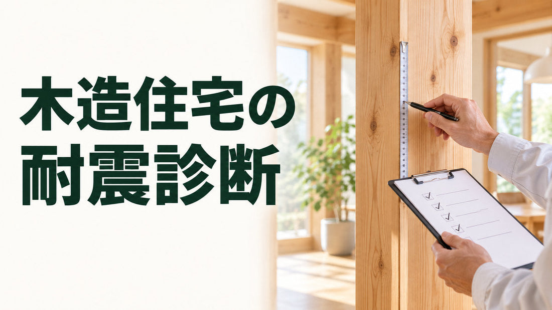 木造住宅の｜耐震診断を伝えるブログ見出し画像