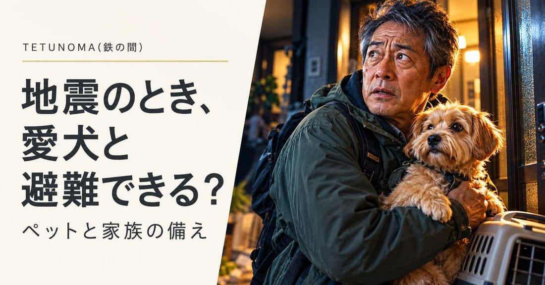 地震のとき、愛犬を連れて避難できる？ペットを守る家族が見落とした備え