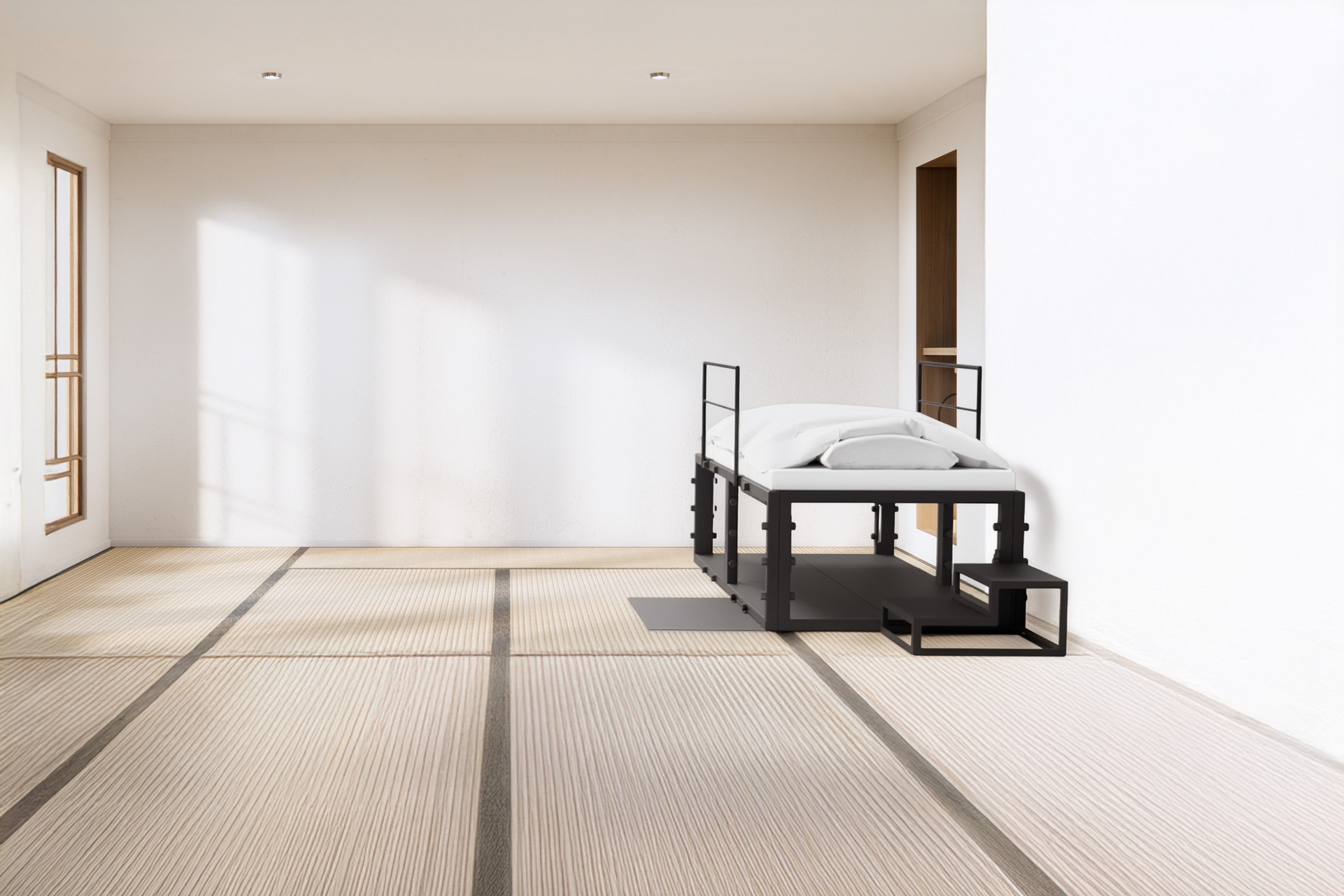 耐震シェルターベッド TETUNOMA(鉄の間)｜業界最高峰120トンの耐荷重