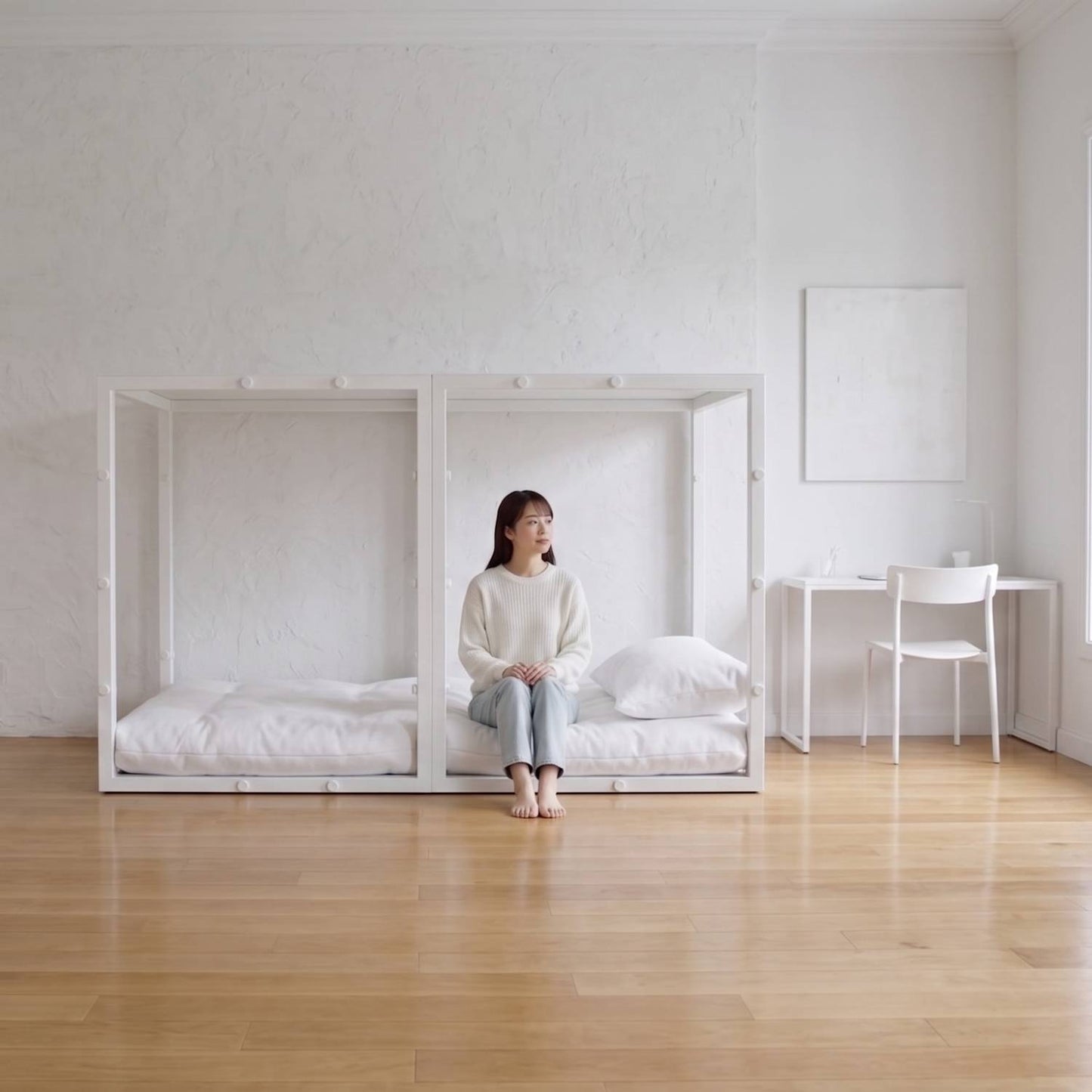 命を守る、鉄の家具。TETUNOMA（鉄の間）耐震シェルターベッドフレーム　2026年7月～先行予約受付開始